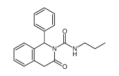 1-phenyl-2-propylcarbamoyl-1,4-dihydroisoquinolin-3(2H)-one结构式