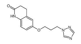 6-[3-(1,2,4-triazol-1-yl)propoxy]-3,4-dihydro-1H-quinolin-2-one结构式