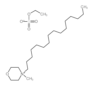 4-hexadecyl-4-methyl-1-oxa-4-azoniacyclohexane; sulfooxyethane结构式