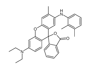 6'-(diethylamino)-2'-(2,3-dimethylanilino)-3'-methylspiro[2-benzofuran-3,9'-xanthene]-1-one Structure