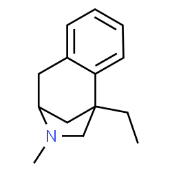 1,4-Methano-1H-3-benzazepine,1-ethyl-2,3,4,5-tetrahydro-3-methyl-(9CI) Structure