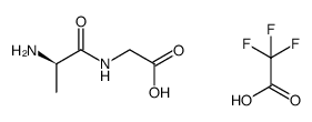 D-Ala-Gly-OH trifluoroacetate结构式