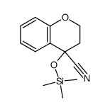 4-(trimethylsilyloxy)chroman-4-carbonitrile Structure