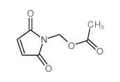 (2,5-dioxopyrrol-1-yl)methyl acetate Structure