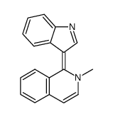 1-methyl-2-(3-indolenylidene)-1,2-dihydroquinoline结构式