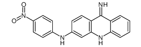 3-N-(4-nitrophenyl)acridine-3,9-diamine Structure
