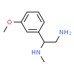 1,2-Ethanediamine,1-(3-methoxyphenyl)-N1-methyl-(9CI)结构式