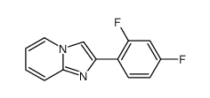 2-(2,4-difluorophenyl)imidazo[1,2-a]pyridine Structure