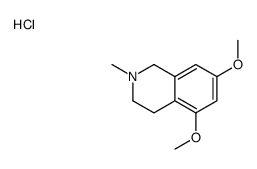 5,7-dimethoxy-2-methyl-3,4-dihydro-1H-isoquinoline,hydrochloride Structure