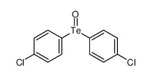 di(p-chlorophenyl) telluroxide Structure