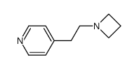 Pyridine, 4-[2-(1-azetidinyl)ethyl]- (9CI)结构式