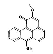 1H-Dibenzo(de,g)quinolin-1-one, 7-amino-2-methoxy结构式