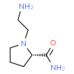 2-Pyrrolidinecarboxamide,1-(2-aminoethyl)-,(2S)-(9CI)结构式