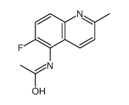 N-(6-fluoro-2-methylquinolin-5-yl)acetamide Structure