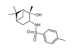 (1S,2S,3R)-2α-hydroxy-3α-(p-toluenesulfonamido)-pinane结构式