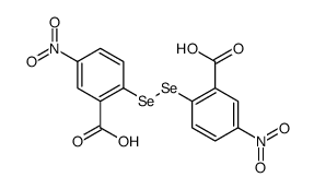 6,6'-diselenobis-(3-nitrobenzoic acid)结构式