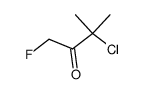 3-Chlor-1-fluor-3-methyl-2-butanon Structure