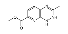 (8CI)-1,2-二氢-3-甲基吡啶并[3,2-e]-as-三嗪-7-羧酸甲酯结构式