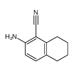 2-amino-5,6,7,8-tetrahydronaphthalene-1-carbonitrile structure