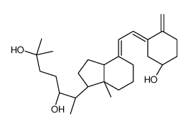 (6S)-6-[(1R,3aS,4E,7aR)-4-[(2Z)-2-[(5R)-5-hydroxy-2-methylidenecyclohexylidene]ethylidene]-7a-methyl-2,3,3a,5,6,7-hexahydro-1H-inden-1-yl]-2-methylheptane-2,5-diol Structure