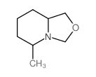 3H-Oxazolo[3,4-a]pyridine, hexahydro-5-methyl-结构式