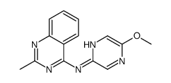 N-(5-methoxypyrazin-2-yl)-2-methylquinazolin-4-amine结构式