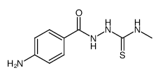 2-(4-aminobenzoyl)-N-methylhydrazinecarbothioamide Structure