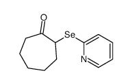 2-pyridin-2-ylselanylcycloheptan-1-one Structure