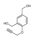 [3-(hydroxymethyl)-4-prop-2-ynoxyphenyl]methanol结构式