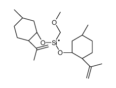 [1R-(1alpha,(1R*,2S*,5R*),2beta,5alpha)]-methoxymethylbis[[5-methyl-2-(1-methylvinyl)cyclohexyl]oxy]silane结构式