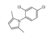 1-(2,4-dichlorophenyl)-2,5-dimethyl-pyrrole结构式