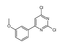 2,4-dichloro-6-(3-methoxyphenyl)pyrimidine Structure