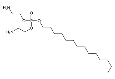 bis(2-aminoethyl) tetradecyl phosphate structure