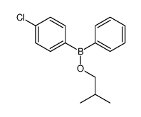 (4-chlorophenyl)-(2-methylpropoxy)-phenylborane结构式
