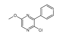 2-chloro-5-methoxy-3-phenylpyrazine结构式