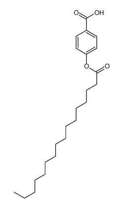 4-hexadecanoyloxybenzoic acid Structure