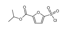 isopropyl 5-(chlorosulfonyl)furan-2-carboxylate结构式