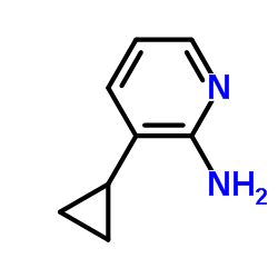 3-Cyclopropylpyridin-2-amine structure