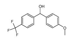 α-(4-methoxyphenyl)(4-trifluoromethyl)benzyl alcohol结构式