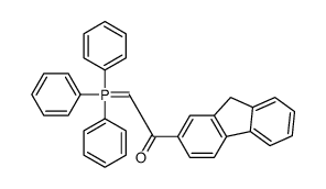1-(9H-fluoren-2-yl)-2-(triphenyl-λ5-phosphanylidene)ethanone结构式