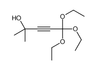 5,5,5-triethoxy-2-methylpent-3-yn-2-ol Structure