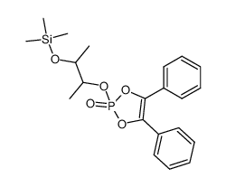 2-(1-Methyl-2-trimethylsilanyloxy-propoxy)-4,5-diphenyl-[1,3,2]dioxaphosphole 2-oxide结构式