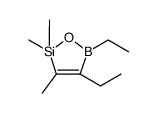 1-Oxa-2-sila-5-boracyclopent-3-ene, 4,5-diethyl-2,2,3-trimethyl- Structure