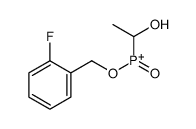 (2-fluorophenyl)methoxy-(1-hydroxyethyl)-oxophosphanium Structure