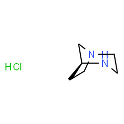 (1S,5S)-1,4-diazabicyclo[3.2.1]octane dihydrochloride结构式