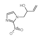 1-(2-nitroimidazol-1-yl)but-3-en-2-ol结构式