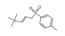 (E)-3-trimethylsilylprop-2-enyl p-tolyl sulphone结构式