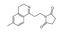1-[2-(6-methyl-3,4-dihydroisoquinolin-1-yl)ethyl]pyrrolidine-2,5-dione Structure
