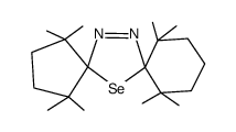 1,1,4,4,8,8,12,12-Octamethyl-6-selena-13,14-diazadispiro<4.1.5.2>tetradec-13-en Structure
