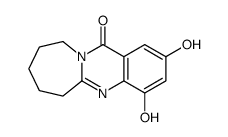 Azepino[2,1-b]quinazolin-12(6H)-one,7,8,9,10-tetrahydro-2,4-dihydroxy- Structure